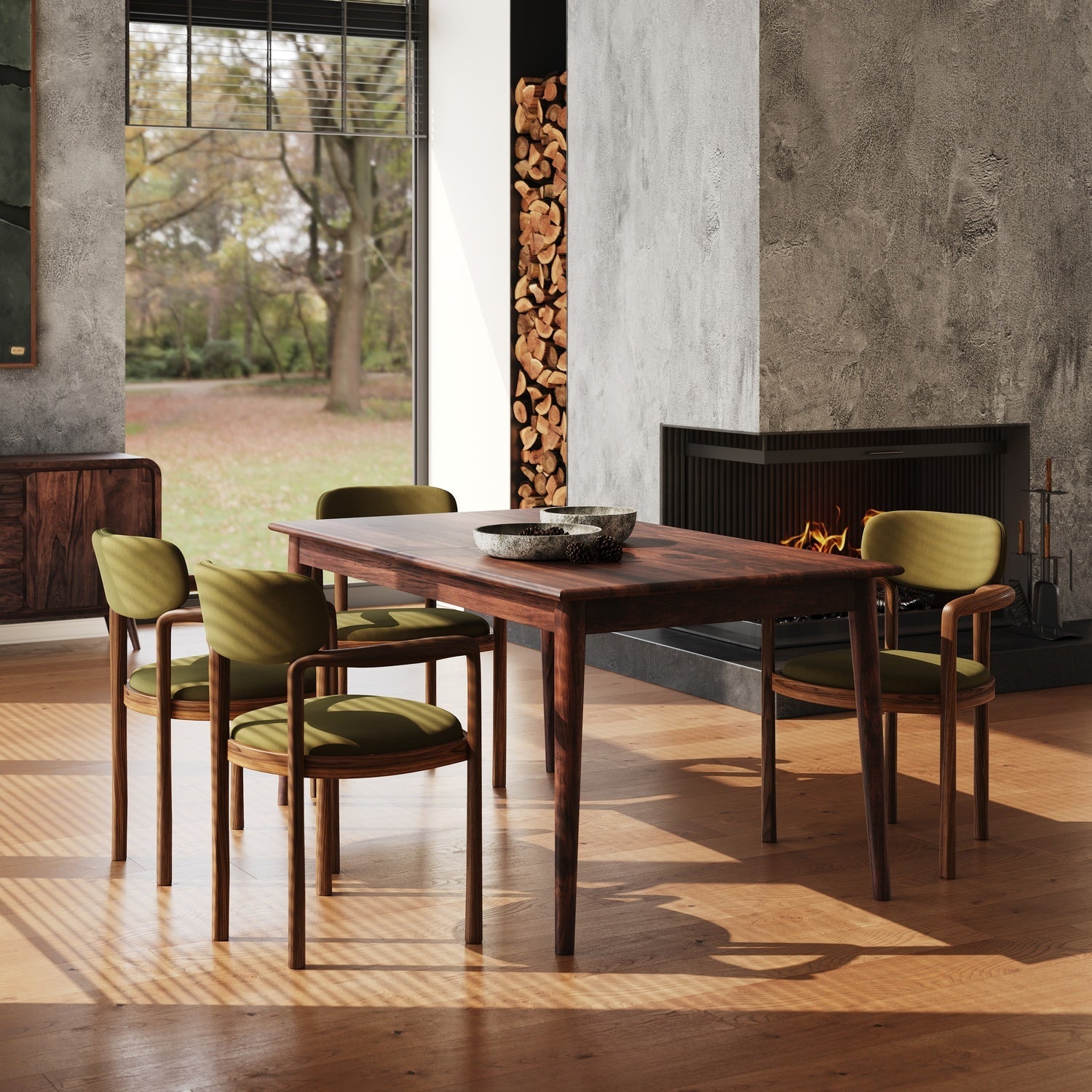 MARIAN Extendable table - 160x90 cm